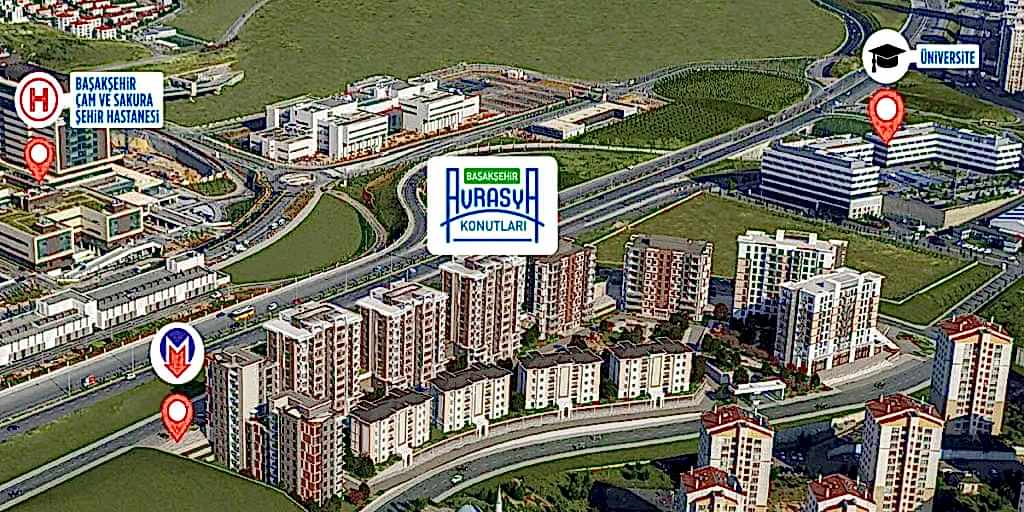 
					BAŞAKŞEHİR AVRASYA KONUTLARI				